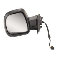 Left exterior mirror manually foldable