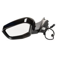 Left exterior mirror heated