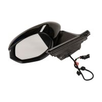 Left exterior mirror electrically folding