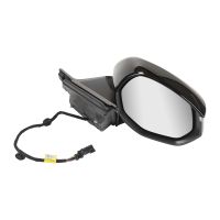 Right exterior mirror electrically folding