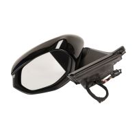 Left exterior mirror electrically folding