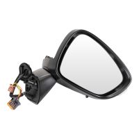 Right-hand exterior mirror, electrically folding and heated