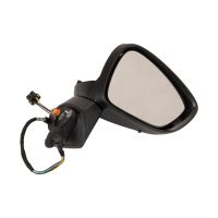Right exterior mirror electrically folding