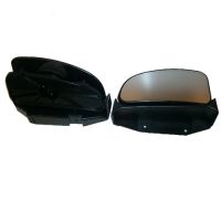 Outside mirror glass left bottom electric heatable