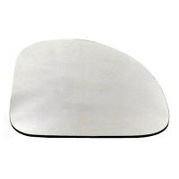 Outside mirror glass left top heatable