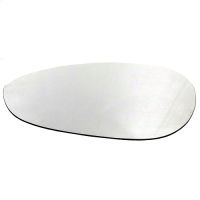 Outside mirror glass left heatable