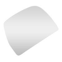 Outside mirror glass at the bottom right can be heated