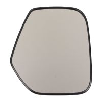 Outside mirror glass on the left