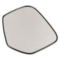 Outside mirror glass on the left