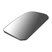 wing mirror glass convex on the left