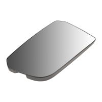 wing mirror glass on the left convexly heated