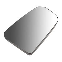 wing mirror glass on the right convexly heated