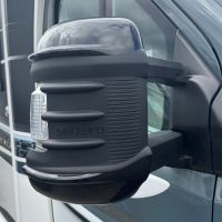 Set of Mirror Protector Protective Caps Black