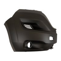 Right front bumper corner black Heavy