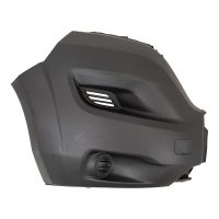 Bumper corner, front right, black