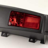 Bumper corner rear right black