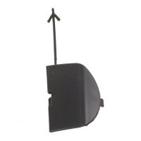 Bumper cover front tow hook