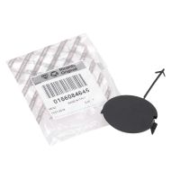 Cover cap rear bumper black