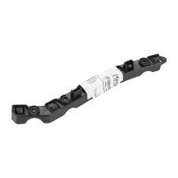 Holder for the front bumper on the right