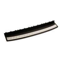 Cover strip on the rear bumper