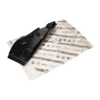 Cover on the left of the front bumper