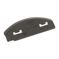 Cover cap for the front bumper left