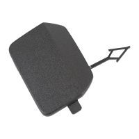 Cover cap for the rear bumper