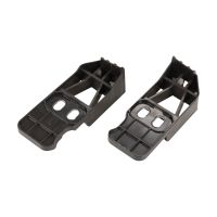 Mounting bracket set, front bumper, upper