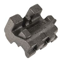 Lubricating felt on the left rear bumper