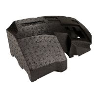 Lubricating felt at the rear right