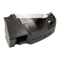 Lubricating felt at the rear left