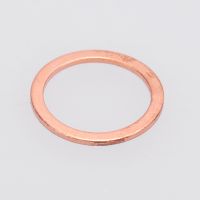 Copper ring oil drain plug D1=22 D2=28 H=1.5 mm