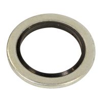 Sealing ring oil drain plug with rubber ring