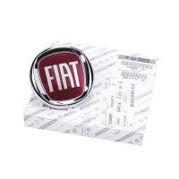 Emblem red Fiat 500 Cinquecento rear
