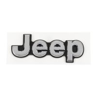 Model drawing trim, emblem strip with Jeep logo tailgate