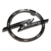 Front radiator emblem holder