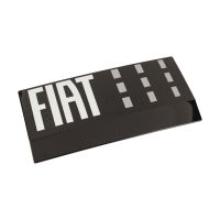 Emblem mounting front radiator grille