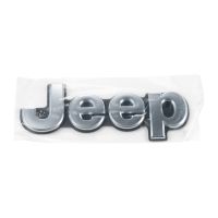 "Jeep" emblem on the back