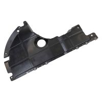 Underride guard, lower left engine cover