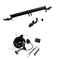 Vertically removable trailer coupling including electrical kit BRINK