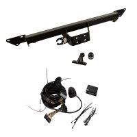 Rigid trailer coupling with Brink 13-pin electrical kit